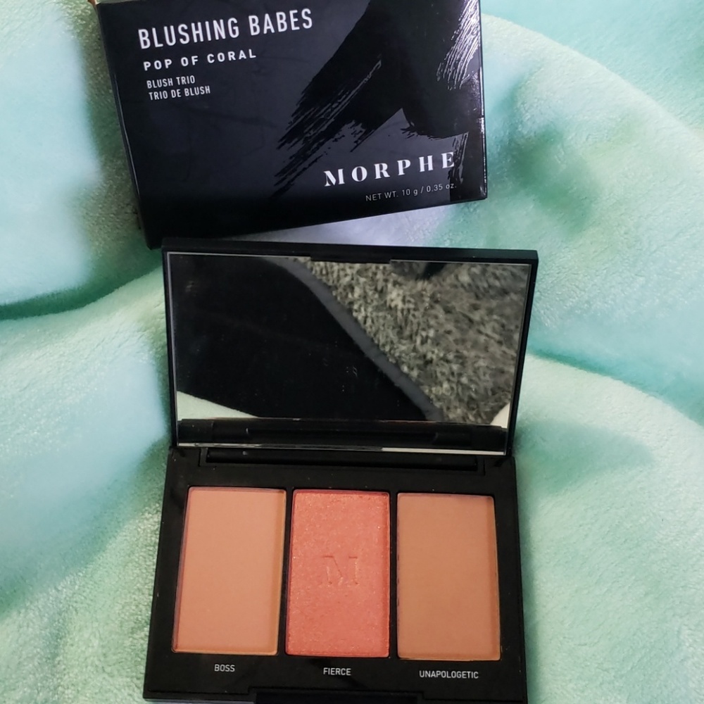 Morphe: Pop of coral blush trio